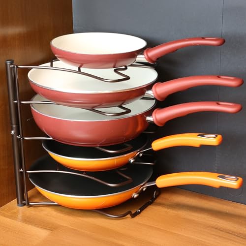 Deco Brothers Pan Organizer Rack, Bronze - Image 3