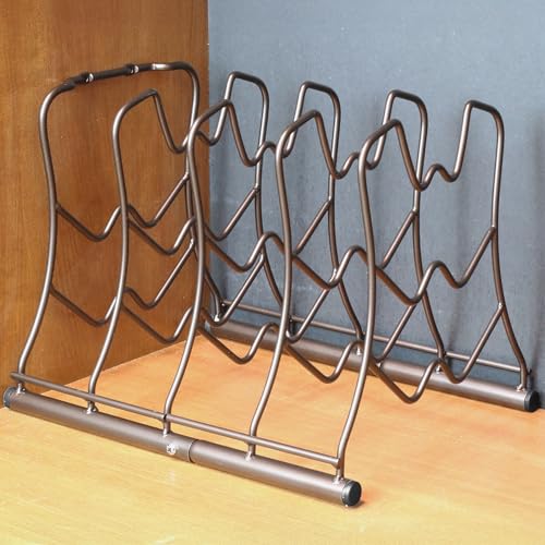 Deco Brothers Pan Organizer Rack, Bronze - Image 5
