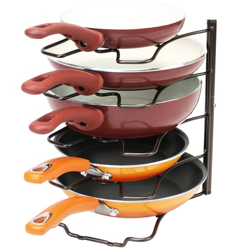 Deco Brothers Pan Organizer Rack, Bronze - Image 1