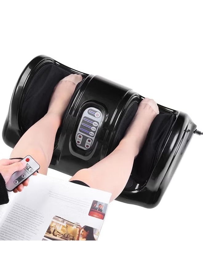 JWSISSIE - Electric Foot Massager With Kneading Function For Pain Relief And Improving Blood Circulation Black - Image 1