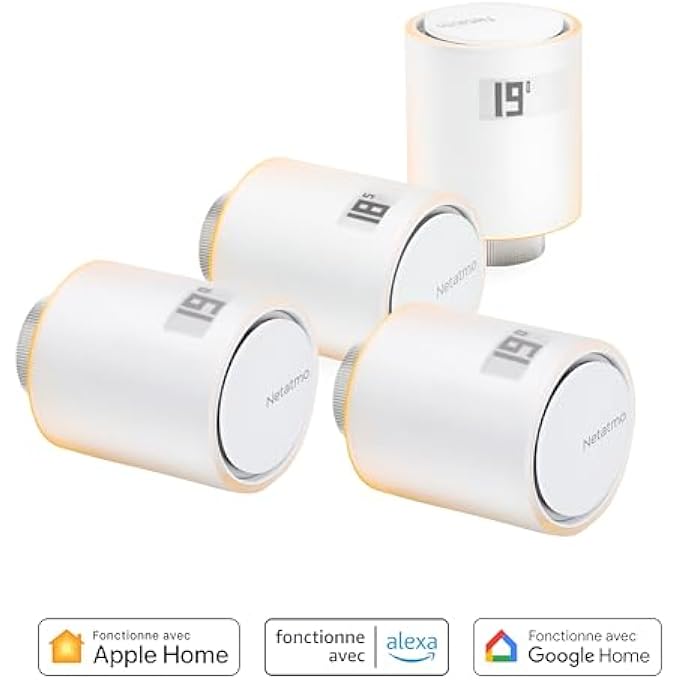 NETATMO NBU-4-NAV-EU 4 CONNECTED AND SMART RADIATOR VALVES, WHITE - Image 3