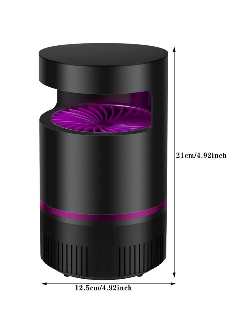 SYOSI مبيد حشرات، مصيدة ذباب الفاكهة، مبيدات الناموس والذباب الكهربائية، مصيدة الجاذب للحشرات، مبيد قوي للحشرات الصغيرة، هيكل بلاستيك ABS، مصباح ناموس قابل للتعليق للاستخدام المنزلي، الداخلي، الخارجي، الفناء (أسود) - Image 3