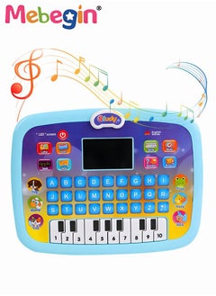 MEBEGIN Kids Tablet Learning machine Pad Toy with A-to-Z Alphabet and 1-to-10 Numbers Piano Keys English Early Education Intelligent Story Machine Large-capacity Content Multi-functional Toy  - Image 1