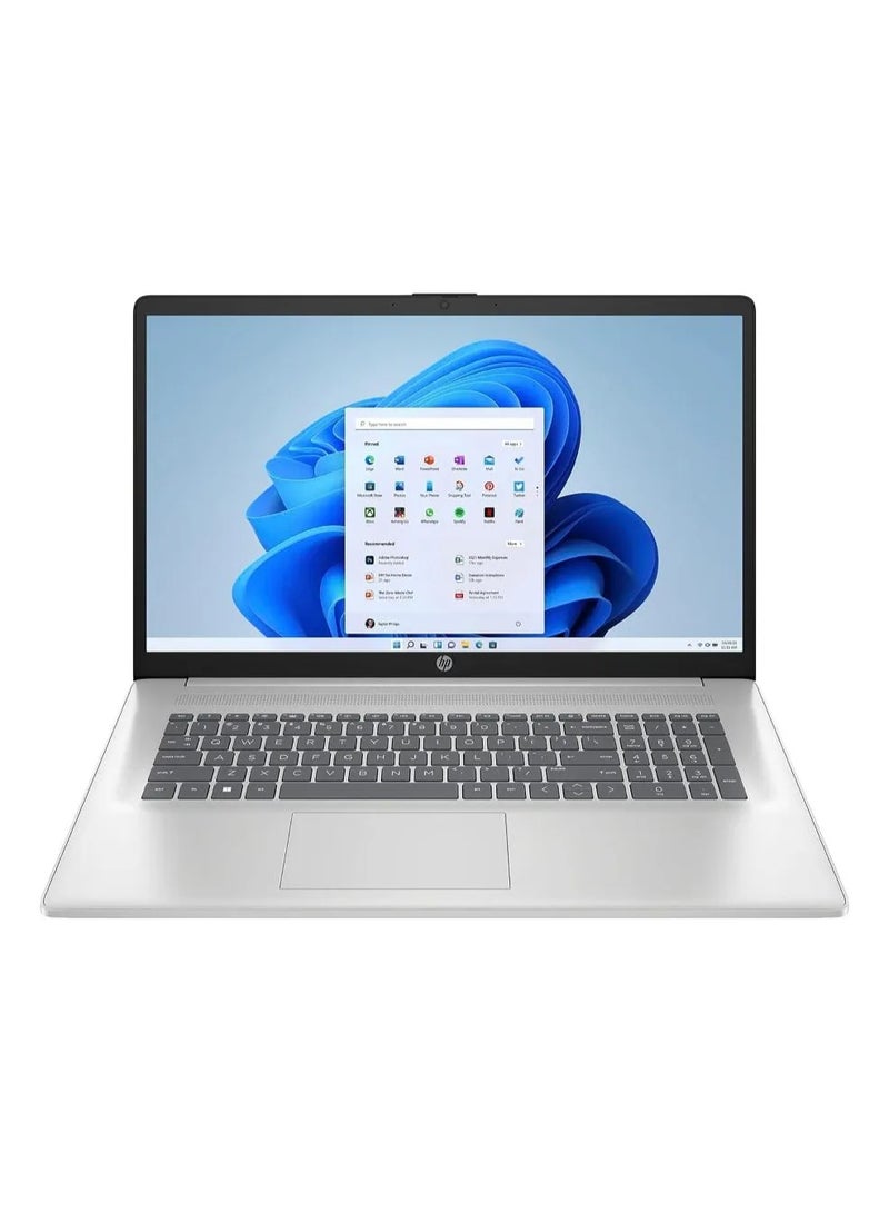 HP لابتوب 17-cp2025dx مع شاشة FHD بحجم 17.3 بوصة، معالج AMD Ryzen 5 7520U/ذاكرة RAM سعة 8GB/قرص SSD سعة 512GB/نظام Windows 11 Home - Image 3