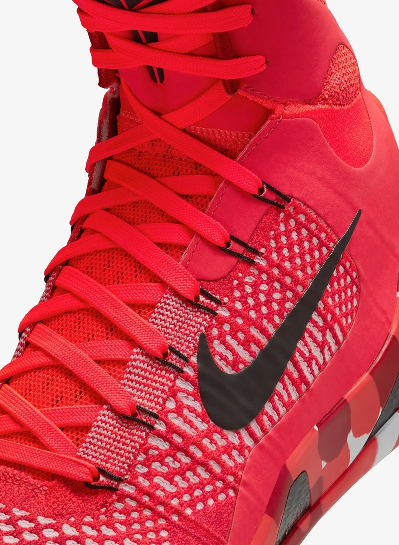 Nike Red Men's Kobe Elite High Protro Basketball Shoes for Men