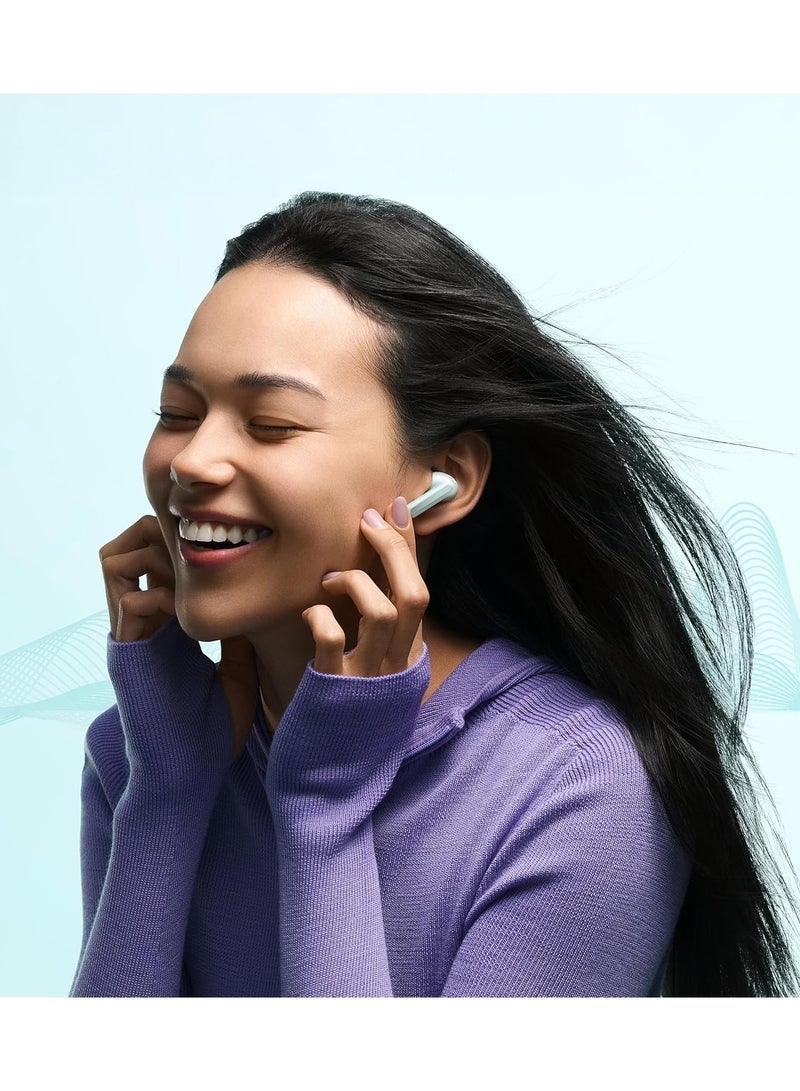 Mi Home Buds 6 | Dual-driver Hi-Fi sound | Up to 49dB and 2kHz ANC | 2 MIC AI noise reduction | Up to 42h battery life with case | IP54 Cloud White - Image 5