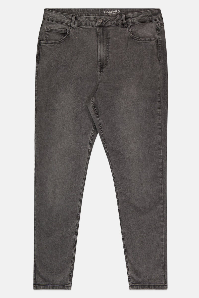 promod Women Skinny Fit Washed Stretchable Jeans, Washed Grey - Image 2