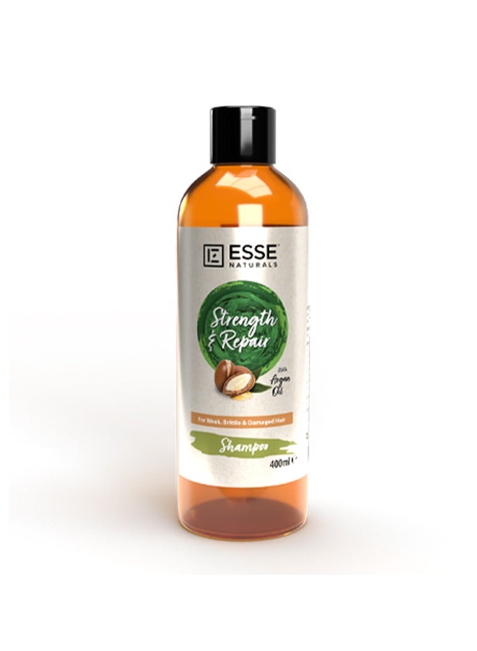 Esse Naturals قوة وإصلاح مع شامبو الأرغان 400 مل