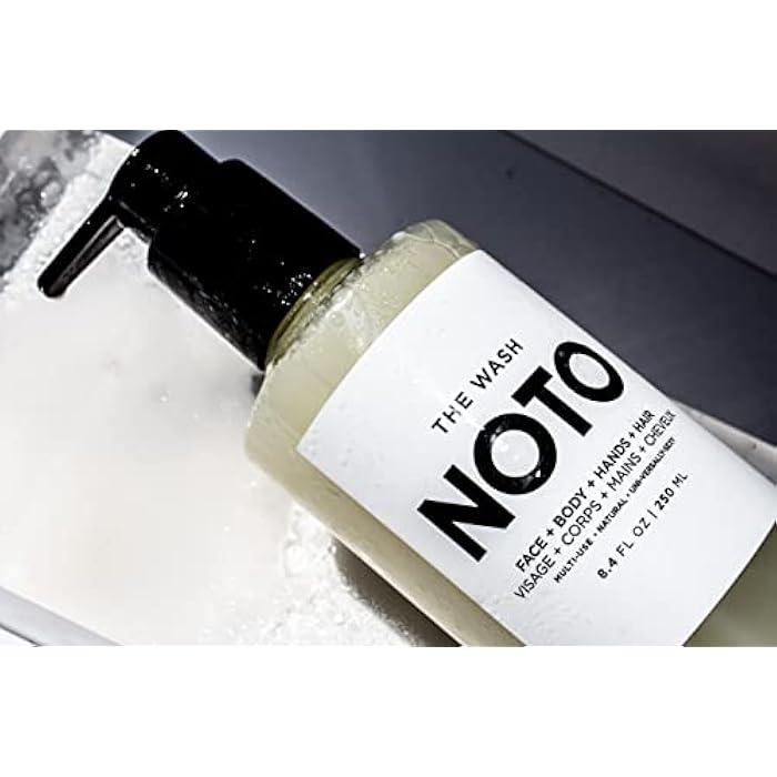 NOTO Botanics - The Wash (Face + Hands + Body + Hair) | Clean, Natural, Non-Toxic Beauty (8.4 fl oz | 248 ml) - Image 2