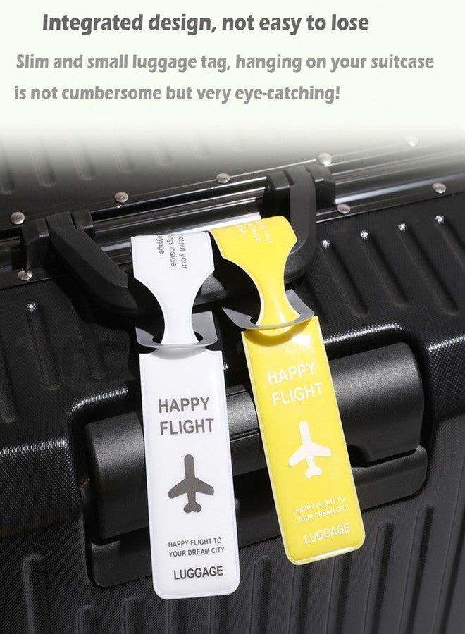 Nyganmelloz 6 Pack Luggage Tag - Baggage Handbag Suitcase Tags with Name ID Card Quickly Spot Luggage Suitcase, Anti-lost Tag,Personality Tag Luggage Tags Bag Tag for Travel Journey or business trip - Image 4