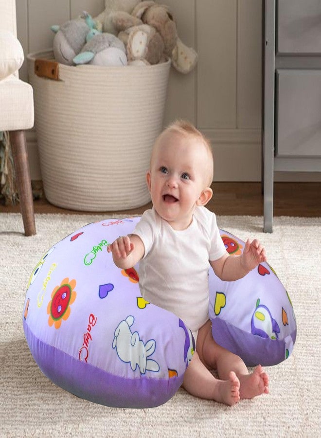 ParentsLap Gem Multipurpose Baby Feeding Nursing Cum Maternity Pillow for New Born (Purple) - Image 2