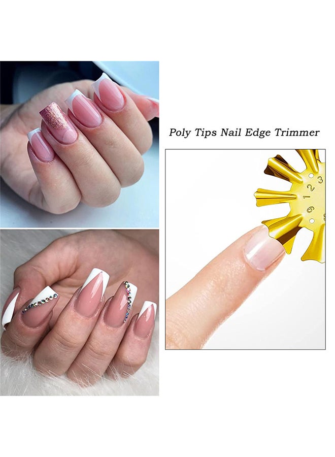 brunson Nails Cutter French Trimmer Acrylic Gel Tool Kit Size Tips Manicure Edge Art Manicure FNCG#C - Image 3
