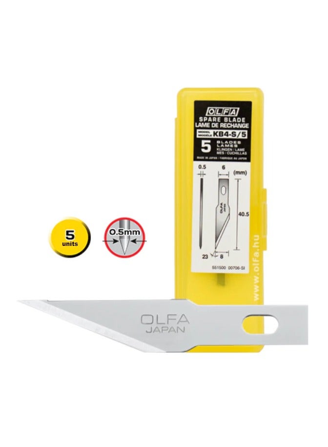 Olfa KB4S5 Precision Blades for Olf/Ak4 Art Knife - Pack of 6/BOX - Image 2