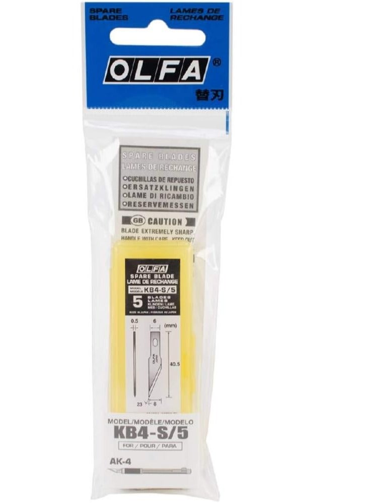 Olfa KB4S5 Precision Blades for Olf/Ak4 Art Knife - Pack of 6/BOX - Image 3