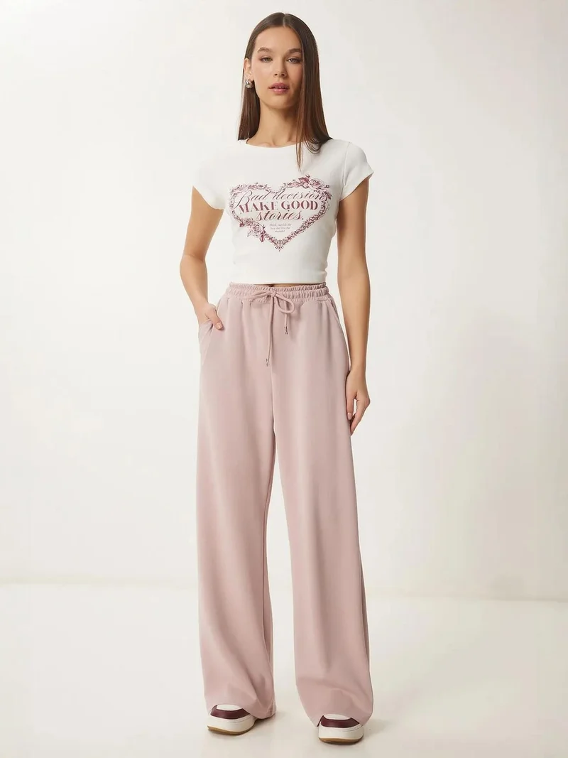 Lovely Istanbul ISTANBUL Wide Leg Modal Sweatpants