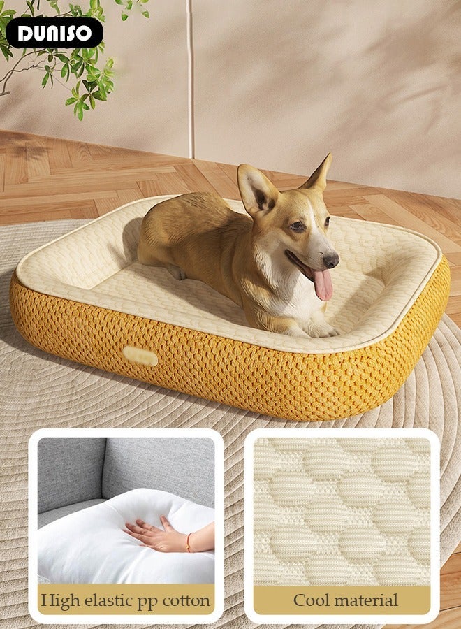 DUNISO Pet Bed for Cats, Small, Medium Dogs With Nonskid Bottom, Washable All-season Pet Sofa Bed for Indoor, Outdoor, Outside Sleep Sleeping Puppy, Kitten, Pet - Image 5