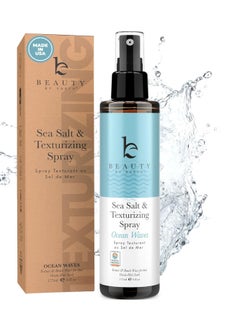 Beauty by Earth Sea Salt Spray for Textured Beach Waves & Volume - USA Made with Organic Ingredients, Texturing & Volumizing Spray for Fine Hair for Men & Women  - Image 1