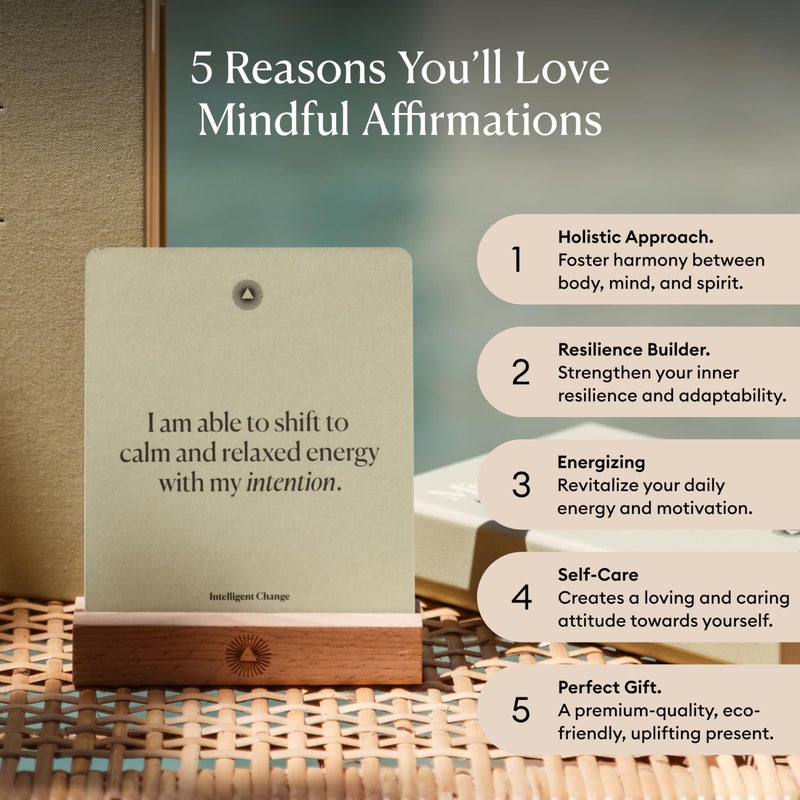 Intelligent Change Mindful Affirmation Cards for Health and Wellbeing - Image 2