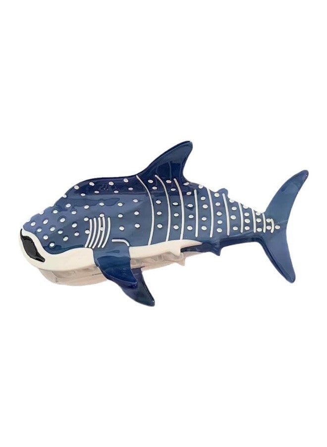 WaigN Blue Shark Whale Claw Clips, Whale Shark Hair Clip Hair Clips, Animal Shape Hair Jaw Clips, Hair Jaw Barrettes Hair Styling Accessories Barrettes Hair Accessories - Image 1