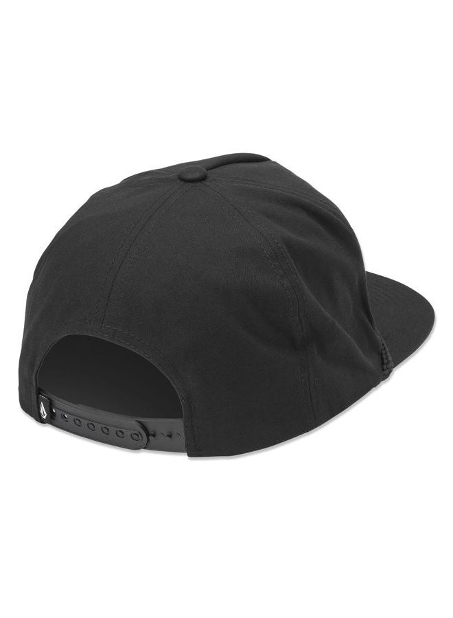 Volcom Men's Heavy Tone Adjustable Hat – Flat Brim 5-Panel Cap with Braided Rope Detail & Snapback Closure - Image 2