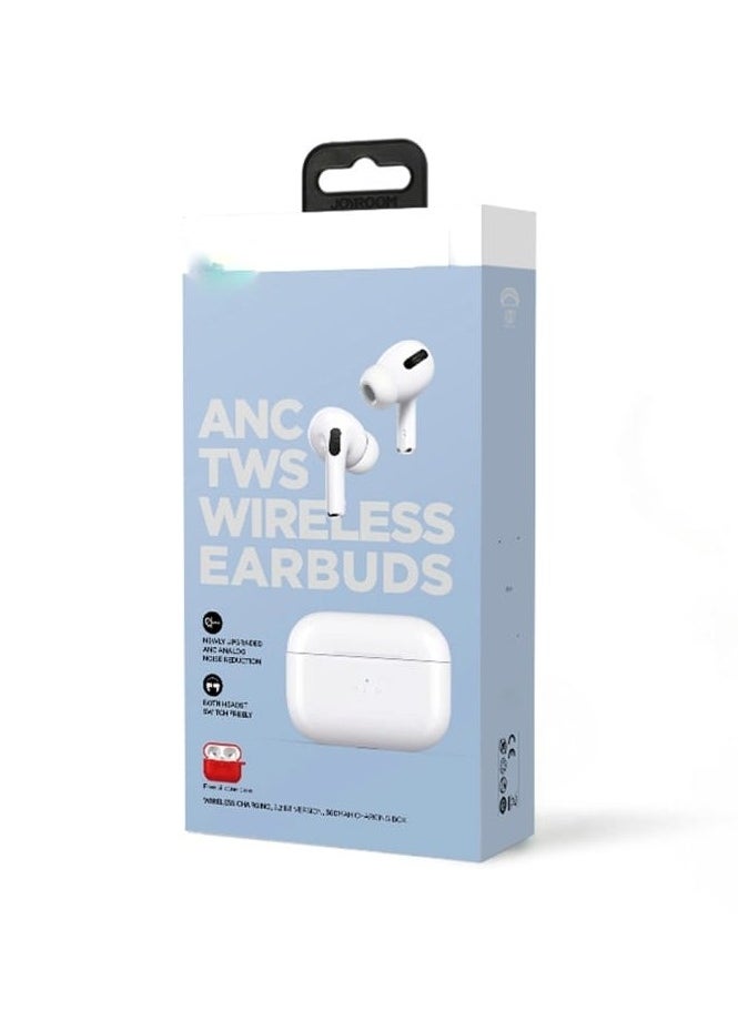 Air Pro TWS Bluetooth And Intelligent Sensor Touching In-Ear Headphones With Charging Box White