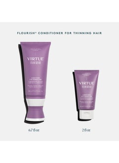 VIRTUE Virtue Flourish Conditioner for Thinning Hair | Nourishes, Thickens, Detangles Thinning Hair  - Image 5