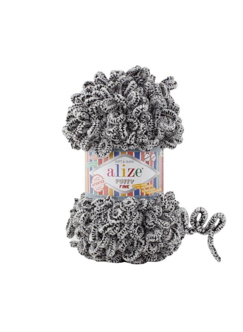 أليز غزل ناعم منتفخ  833 لون الباندا