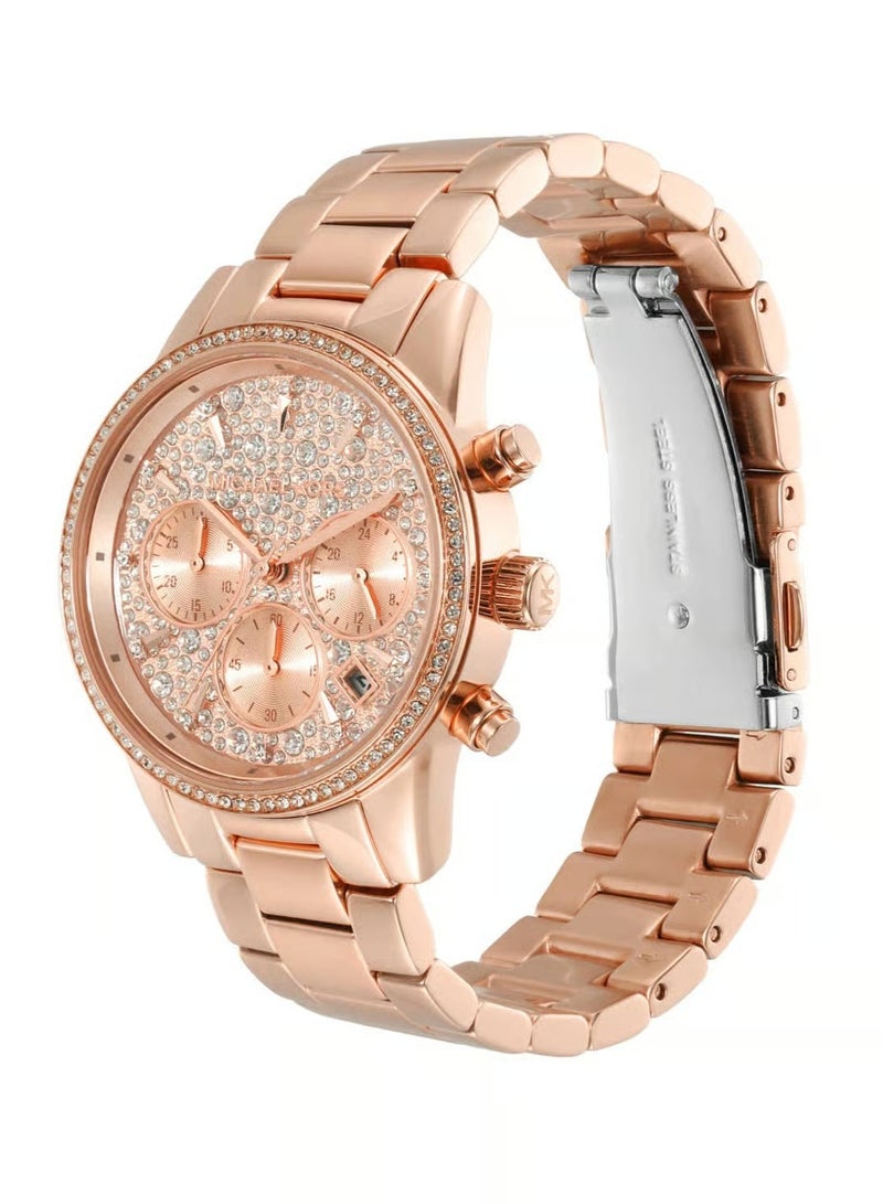 MK Michael Kors MK7302 Ritz Chronograph Watch for Women  - Image 3