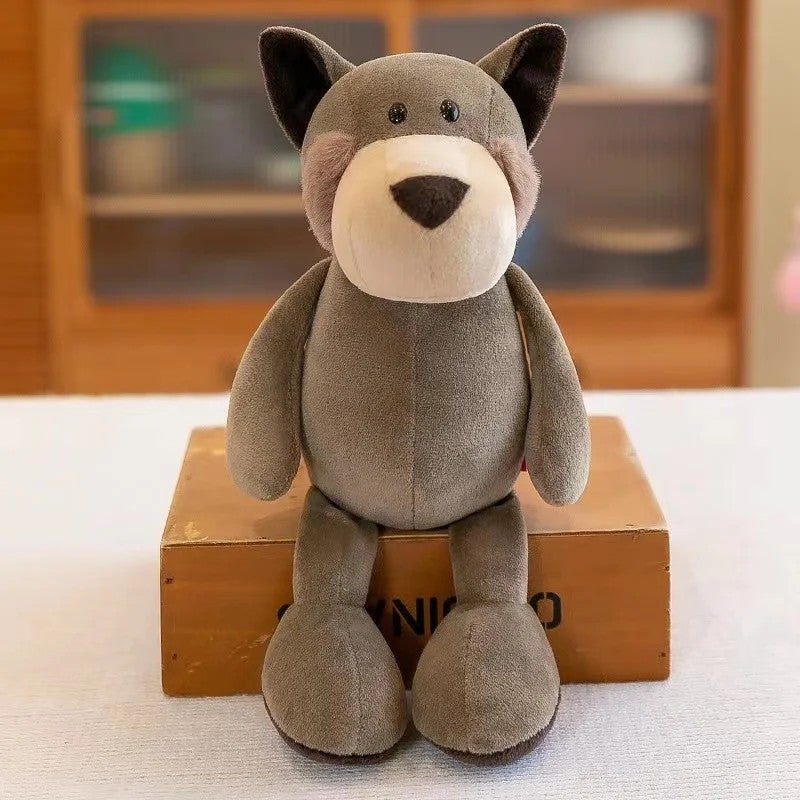 Y&D Newest Stuffed Animal Toys – Soft Plush Fox, Raccoon, Giraffe, Elephant & Teddy Bear Jungle Collection for Kids - Image 5