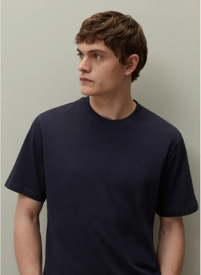 Ovs Ovs Piombo Supima Cotton T-Shirt With Round Neck