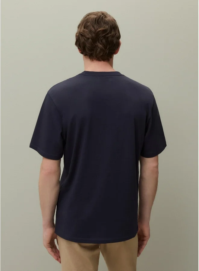 Ovs Ovs Piombo Supima Cotton T-Shirt With Round Neck