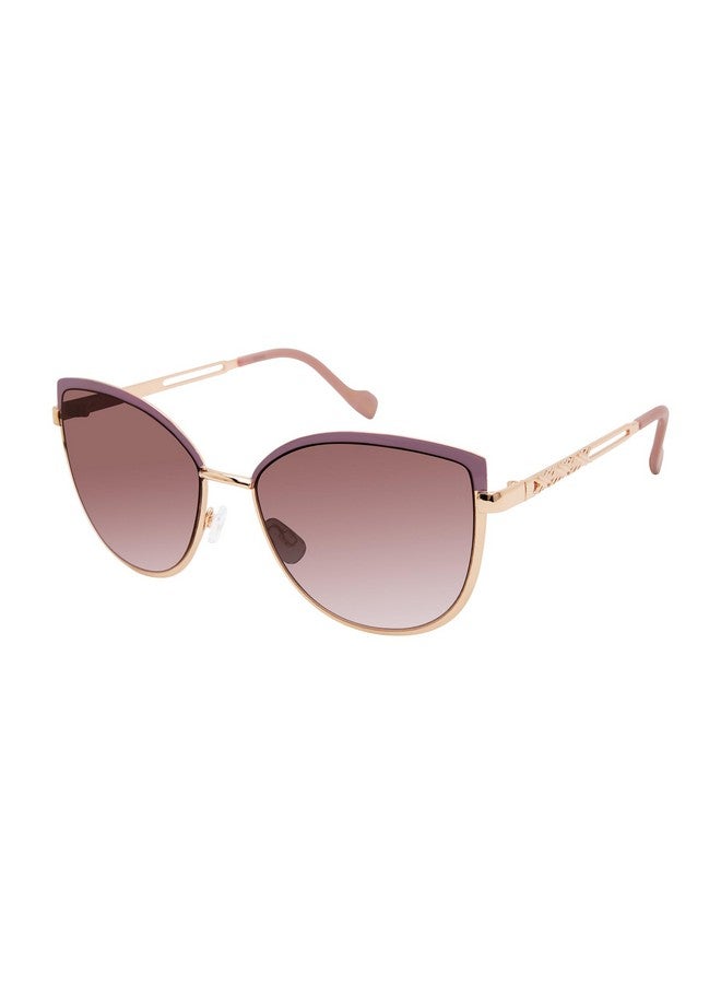 Jessica Simpson Women'S J5962 Refined Metal Cat Eye Sunglasses With Uv400 Protection Glamorous Sunglasses For Women 59Mm - Image 1