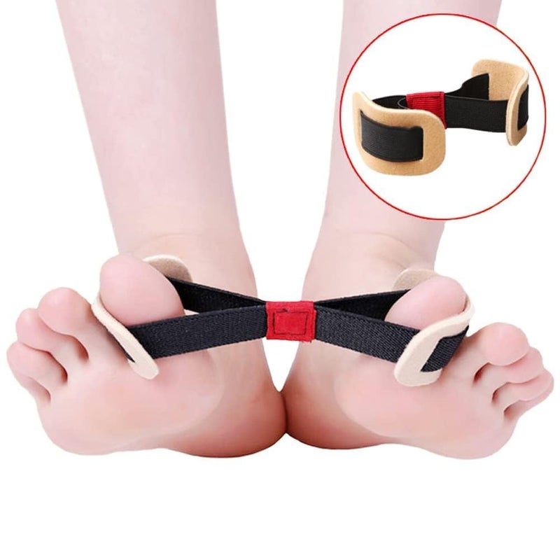 Tinkpin Tinkpin Toe Separator Belt stretcher corrector thumb stretchy alignment straightener resistance bands separator splint correction bone training exerciser pack exerciser pack of 1 Multicolor - Image 2