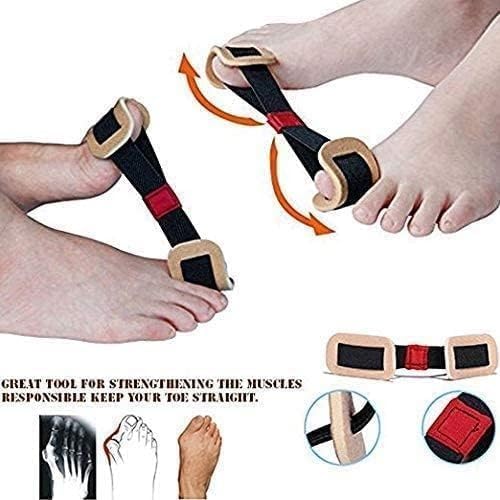 Tinkpin Tinkpin Toe Separator Belt stretcher corrector thumb stretchy alignment straightener resistance bands separator splint correction bone training exerciser pack exerciser pack of 1 Multicolor - Image 5