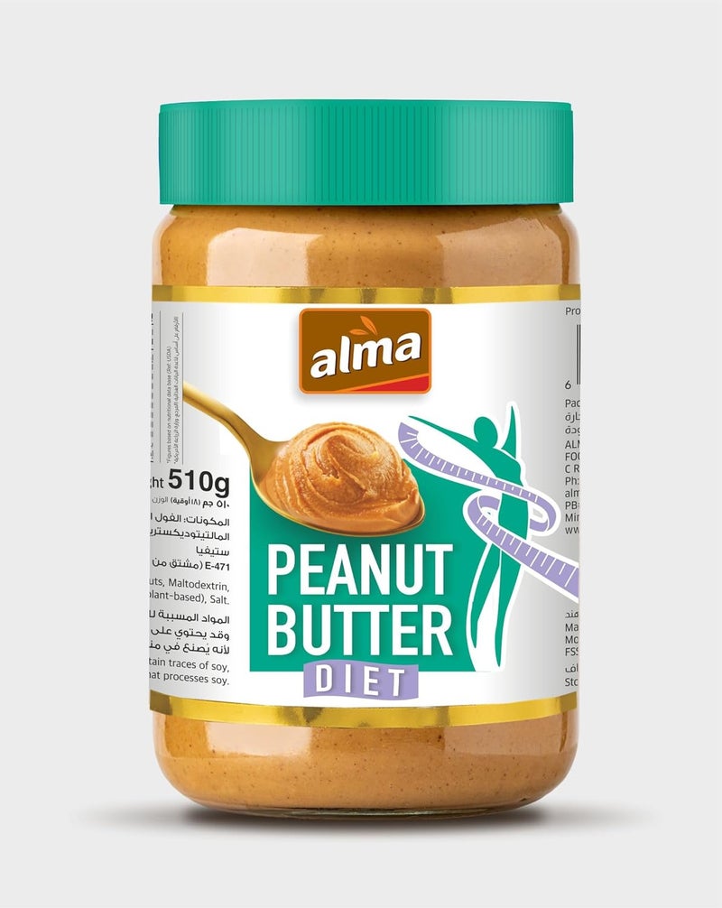 Alma Peanut Butter Diet with Chia Seeds, 510g - Image 1