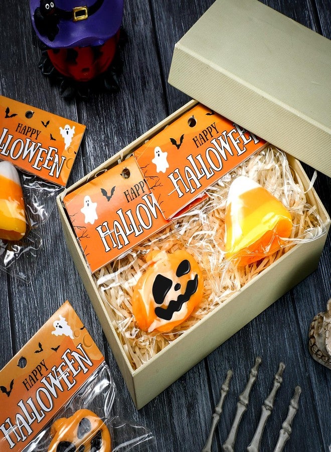 Arrowbash 12 Pcs Halloween Stress Relief Toys Candy Corn & Pumpkin Sticky Soft Squeeze Ball 2.2" for Kids Halloween Party Favors and Non-Candy Trick or Treat Supplies, Kids Adults Birthday Gifts - Image 4