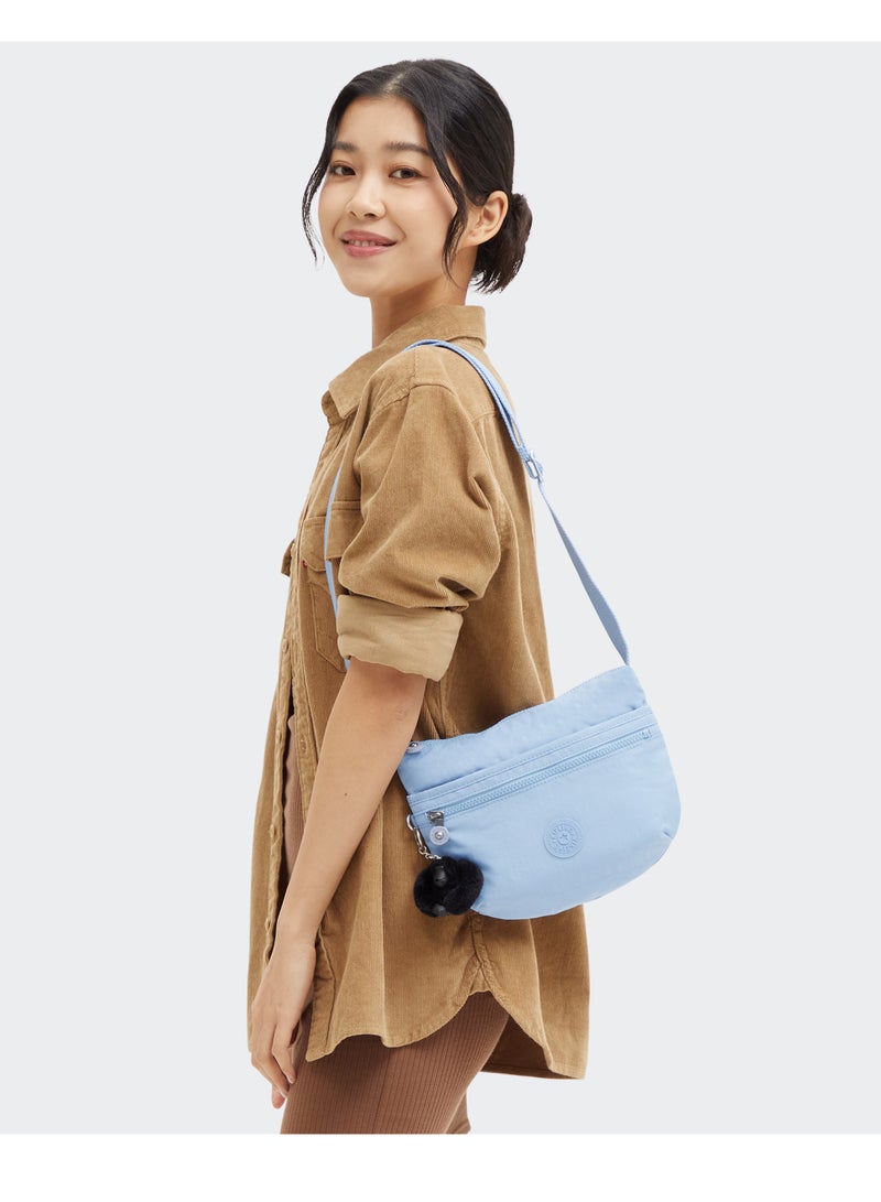 kipling Arto Small Cross-Body Bag Cloudy Sky Blue - Image 2