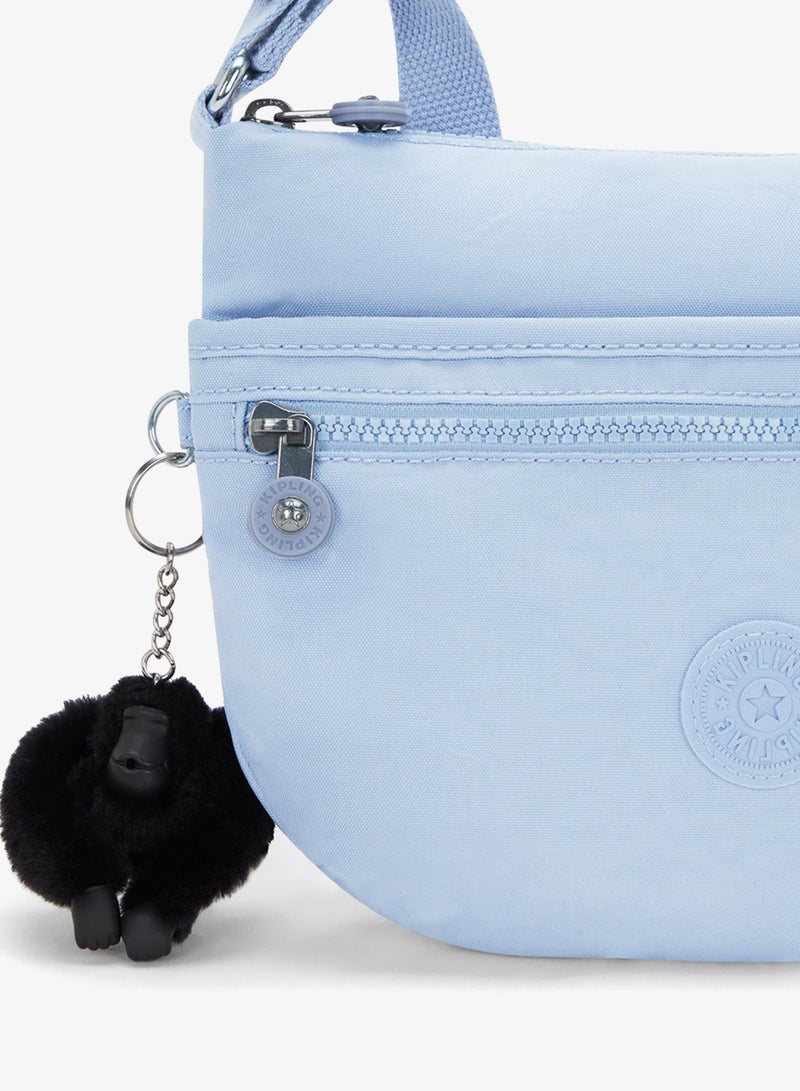 kipling Arto Small Cross-Body Bag Cloudy Sky Blue - Image 3