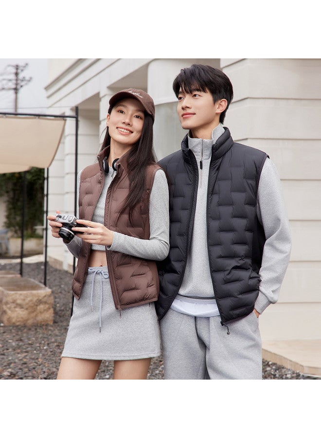 YaYa Lightweight Men's Down Vest With Glued Seams And Direct Filling, Anti-feather Leakage, Casual Fashion Warm Down Vest - Image 5