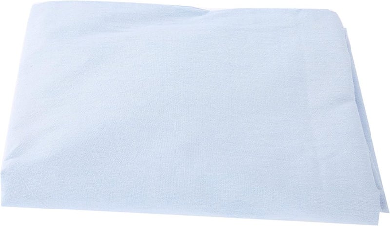 HURRISE Beauty Salon SPA Couch Cover Soft Cotton Bed Cover with Breathable Face Hole, Light Blue, 80x200cm (80 * 200 Plus Hole Cloth) - Image 1