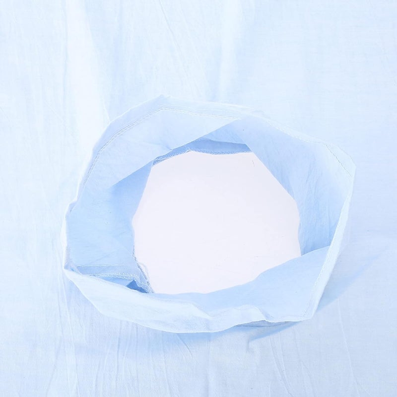HURRISE Beauty Salon SPA Couch Cover Soft Cotton Bed Cover with Breathable Face Hole, Light Blue, 80x200cm (80 * 200 Plus Hole Cloth) - Image 3