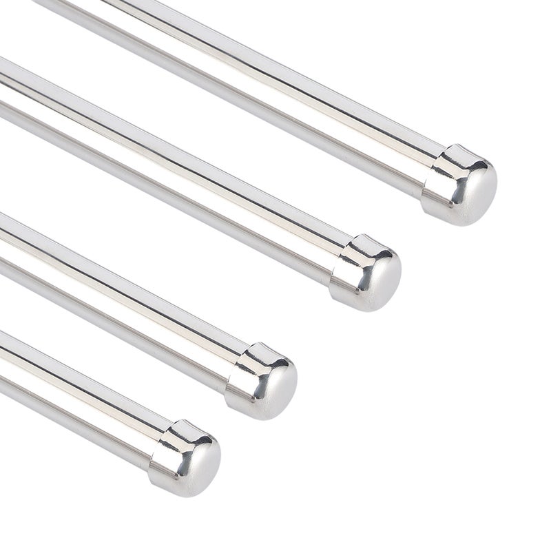 WallHanging Stainless Steel 180° Rotating Towel Rack Hanger with 4 Rods for Bathroom Toilet - Image 3
