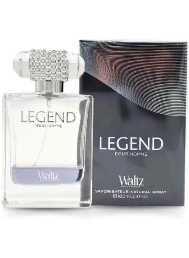 Waltz عطر والتز ليجند للرجال، 100 مل، عطر برائحة اللافندر والأناناس وخشب الصندل - Image 1