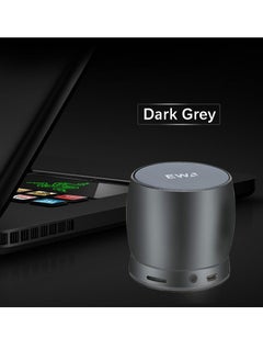 EWA EWA A150 Portable Mini Bluetooth Speaker Wireless Hifi Stereo Strong Bass Music Boom Box Metal Subwoofer, Support Micro SD Card & 3.5mm AUX (Dark Grey)  - Image 2