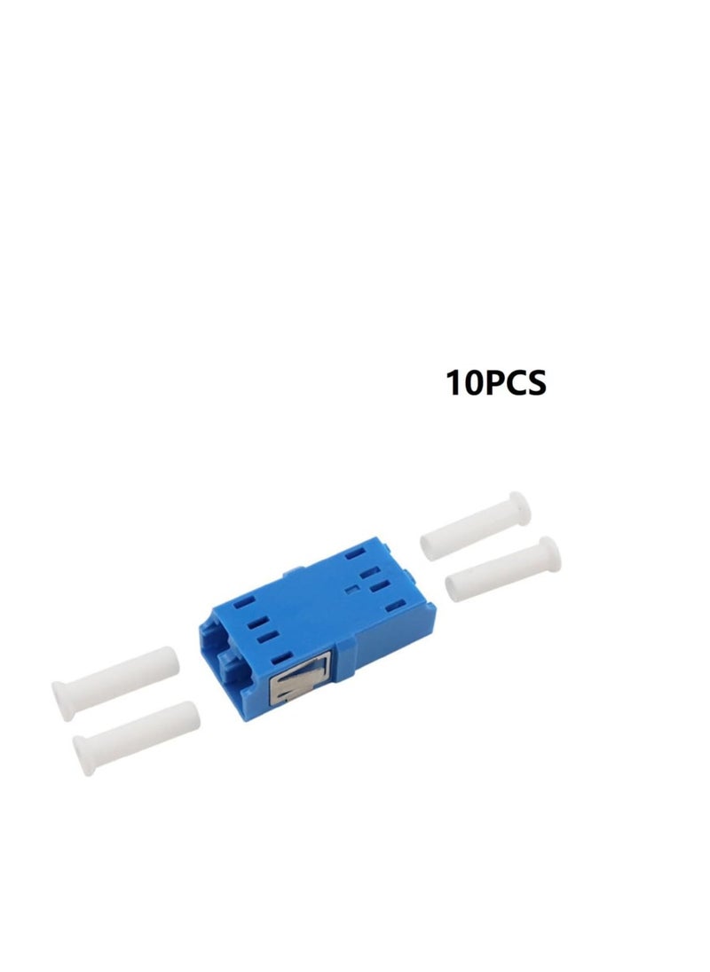 DKURVE DKURVE® LC/UPC Single Mode Coupler Duplex Connect Two Duplex LC/LC Patch Cords [Pack of 10]  - Image 3