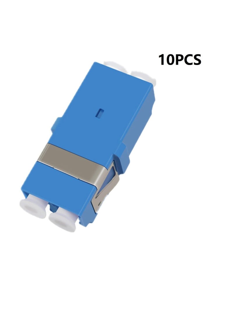 DKURVE DKURVE® LC/UPC Single Mode Coupler Duplex Connect Two Duplex LC/LC Patch Cords [Pack of 10]  - Image 5