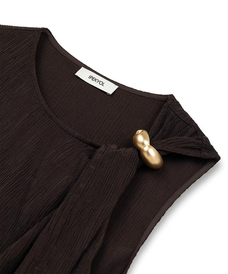 ابيكول Crinkle-Effect Blouse
