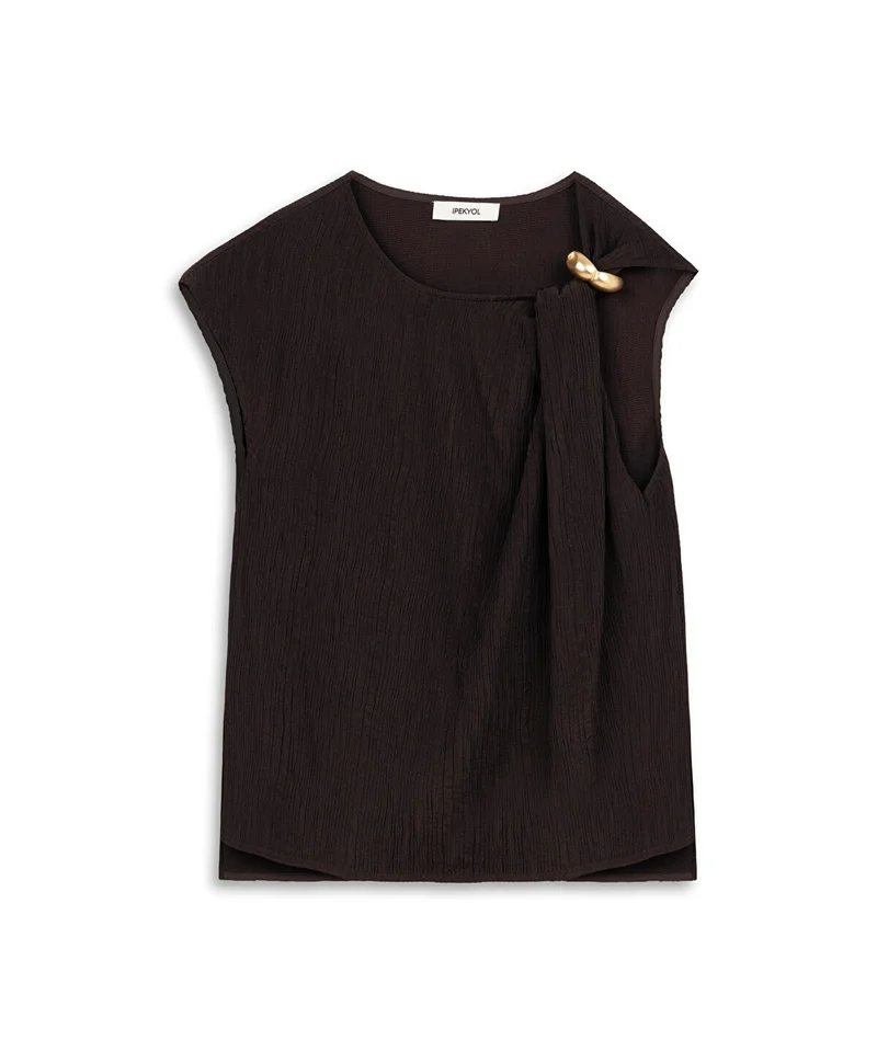 ابيكول Crinkle-Effect Blouse