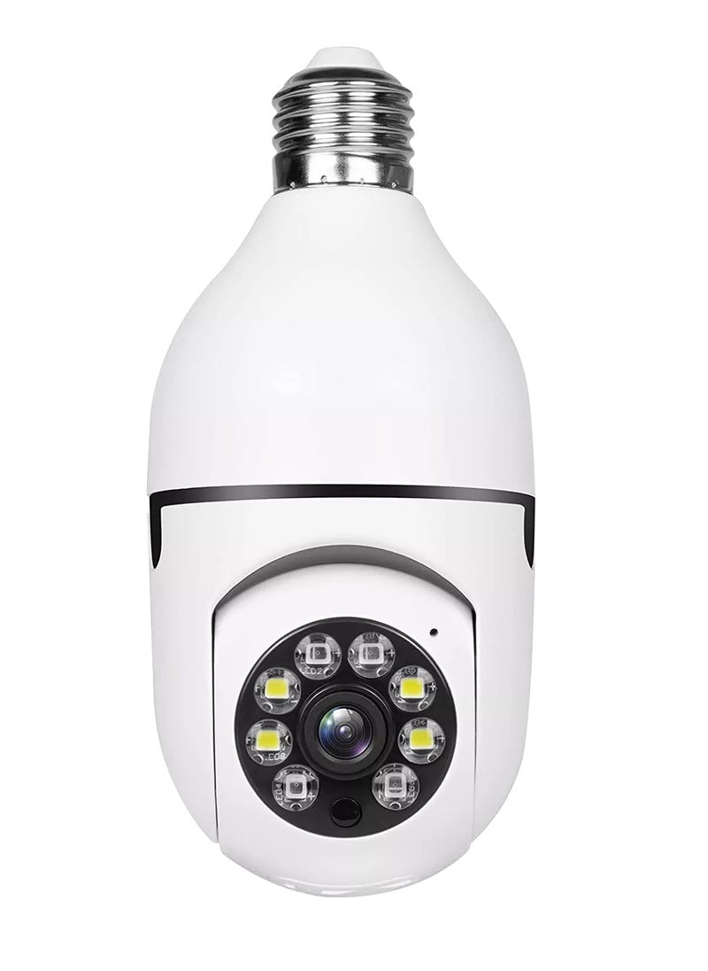 Sharpdo SHARPDO 1080P Light Bulb HD Night Vision Camera, 360-Degree Rotation, WiFi Home Security Monitoring - Image 1