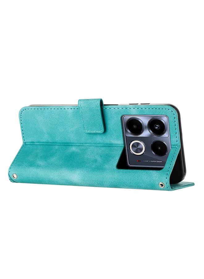 اس-توب جراب لهاتف Infinix Note 40 5G جراب جلدي بتصميم مثلث حلم مع حبل طويل - Image 3